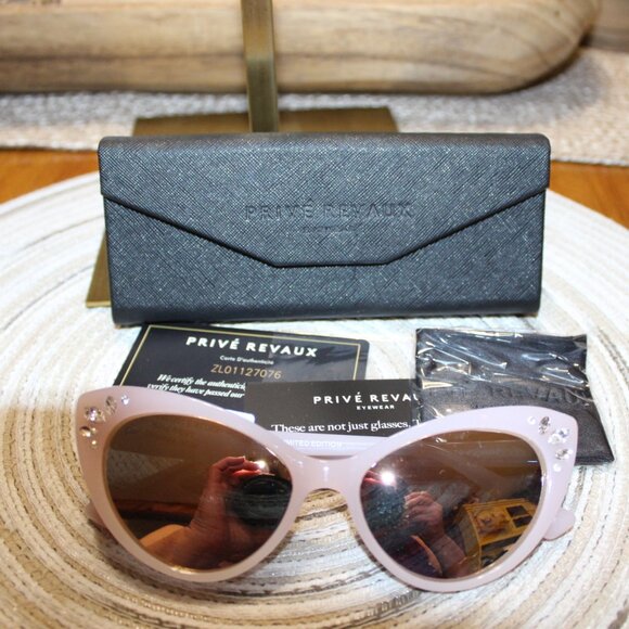 Prive Revaux Accessories - NWT Women's Prive Revaux cat eye sunglasses with bling RETRO, FABULOUS